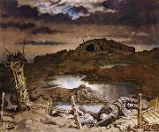 Sir William Orpen Zonnebeke oil painting on canvas